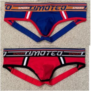 RESERVED - Timoteo Racer Sport Slingback Jockstraps Bundle